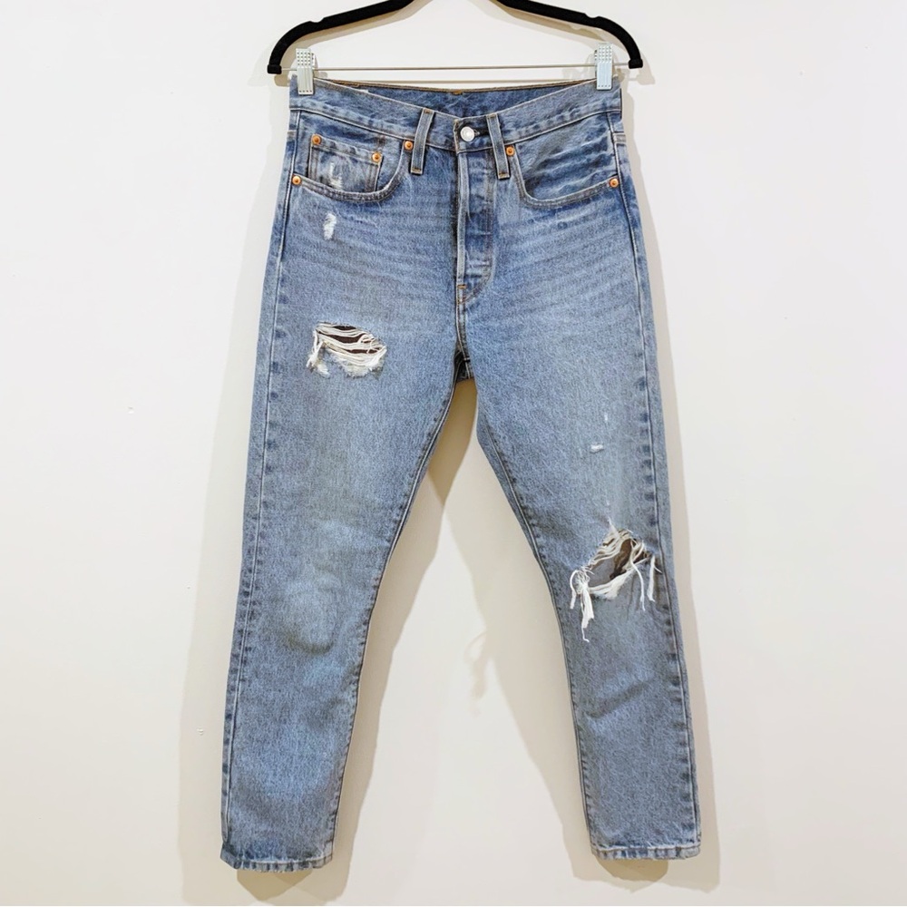 Levi's Premium 501 S Skinny Blue Denim Jeans